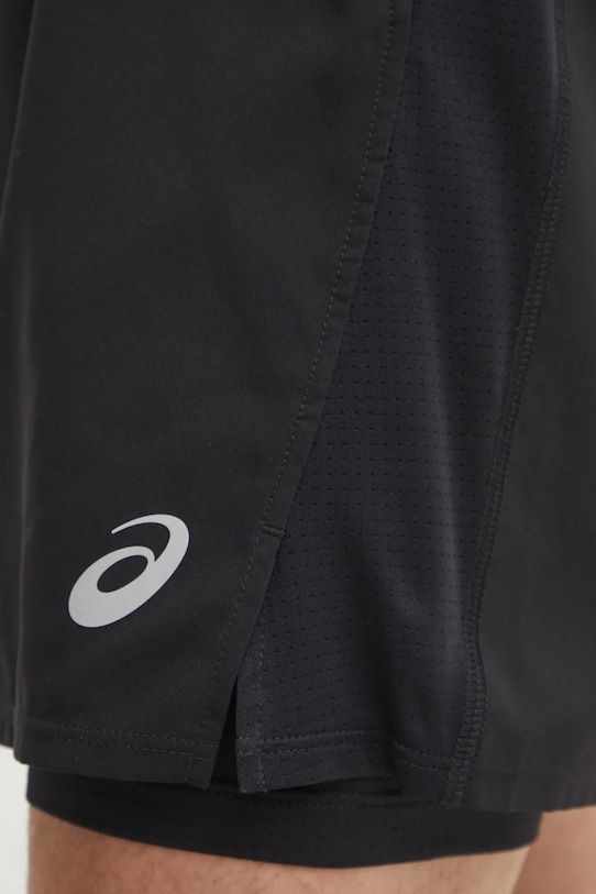 Asics szorty do biegania Core czarny 2011D215