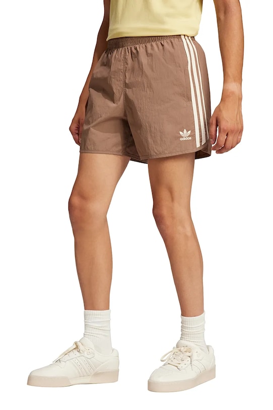 Kraťasy adidas Originals Sprinter Shorts látka hnědá JP1021