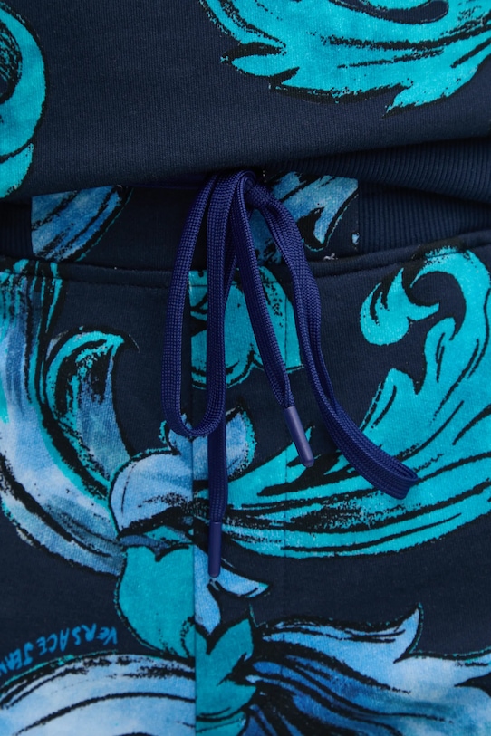 Bavlnené šortky Versace Jeans Couture tmavomodrá 78GAD3B0.FS190