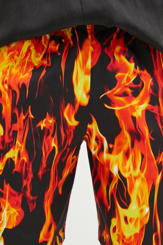 VETEMENTS cotton shorts Fire black UA66SS400X