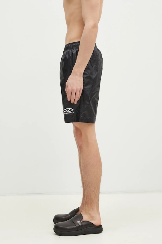 Μαγιό VETEMENTS Oval Logo MA66SW100B μαύρο SS25