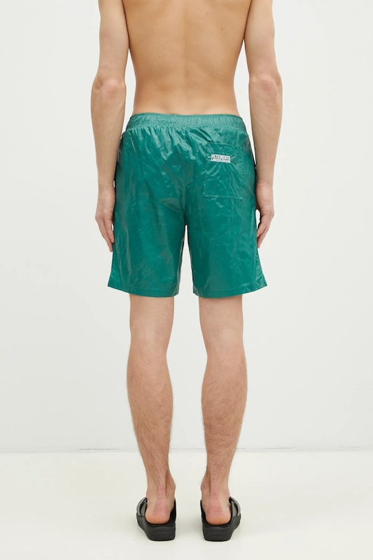 Odzież VETEMENTS szorty kąpielowe Polizei MA66SW110E zielony