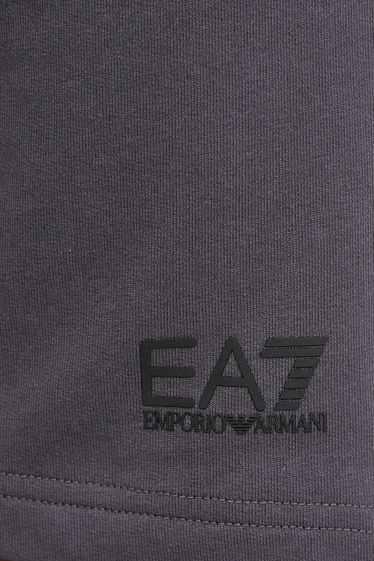 Bavlnené šortky EA7 Emporio Armani sivá PJVRZ.8NPS65