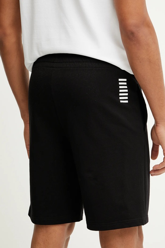 Îmbrăcăminte EA7 Emporio Armani pantaloni scurti din bumbac PJVRZ.8NPS65 negru
