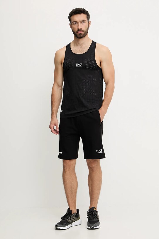 Tréningové šortky EA7 Emporio Armani AF12501.7M000128 čierna SS25