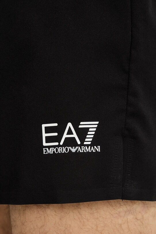 Tréningové šortky EA7 Emporio Armani čierna AF13137.7M000062