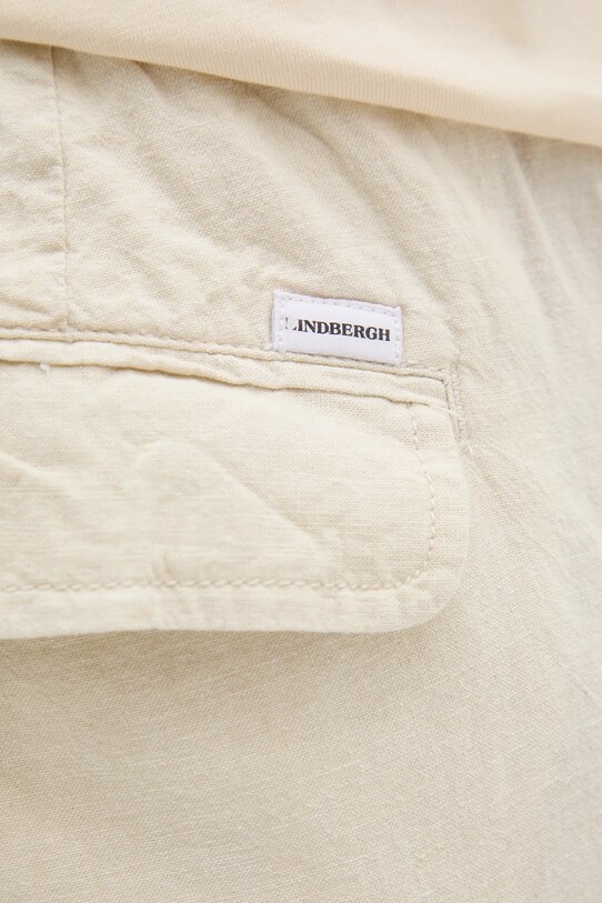 Lindbergh pantaloni scurți din in bej 30.508003.LT.SAND