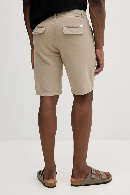 Îmbrăcăminte Lindbergh pantaloni scurți din in 30.508003.SAND bej