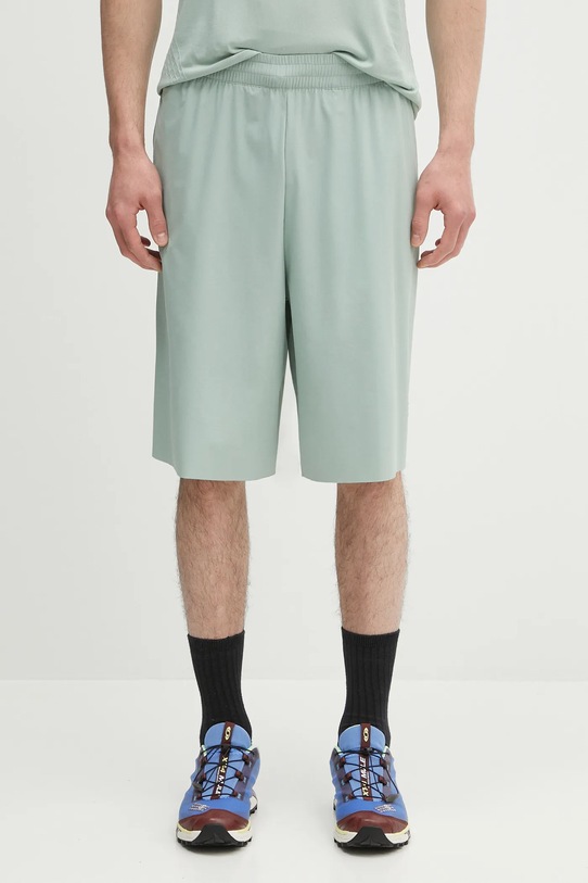 Къс панталон MM6 Maison Margiela x Salomon еластичен зелен SH0MU0017.M35417