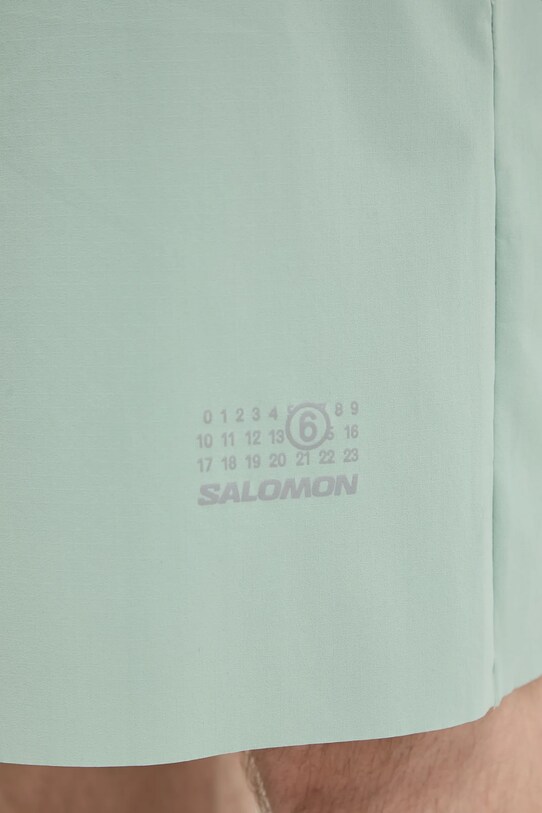 Kratke hlače MM6 Maison Margiela zelena SH0MU0017.M35417