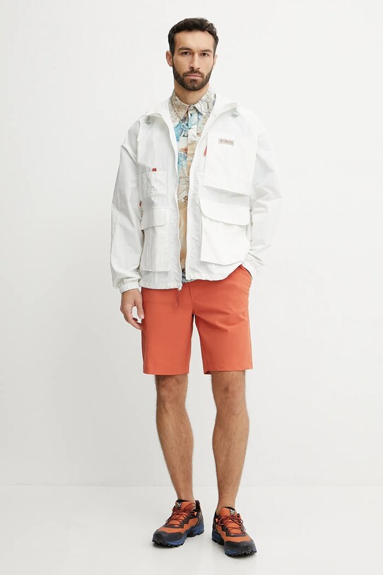 Columbia pantaloni scurți outdoor Tech Trail 2114764 portocaliu SS25