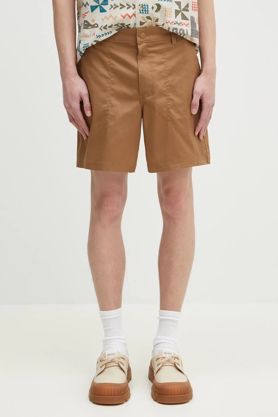 Columbia szorty outdoorowe Landroamer z elastanem pomarańczowy 2120621