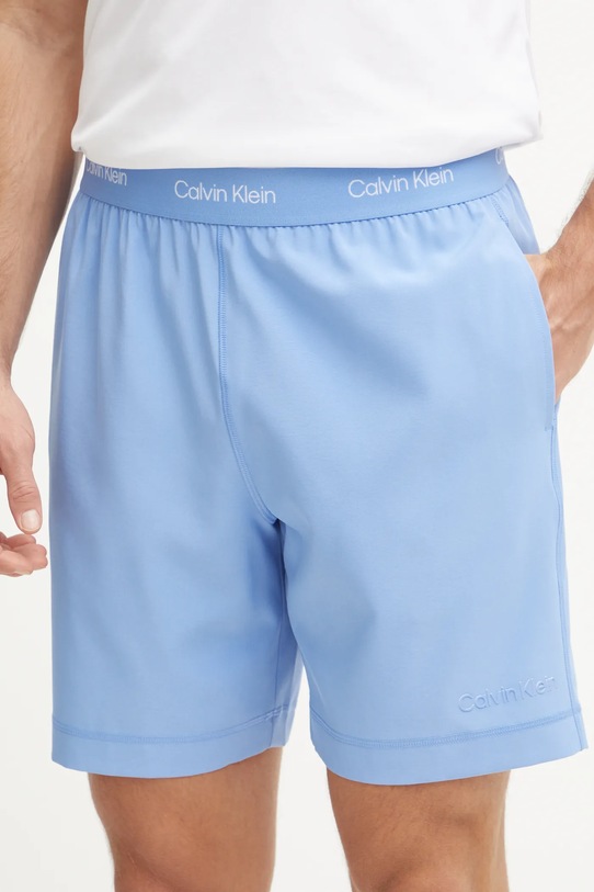 Calvin Klein Performance szorty treningowe z elastanem niebieski LVGMS5S835