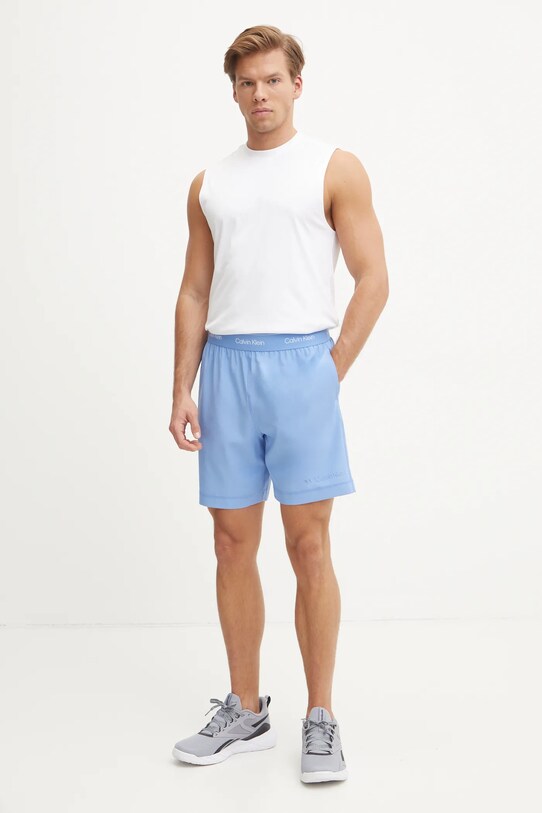 Calvin Klein Performance pantaloni scurți de antrenament LVGMS5S835 albastru SS25