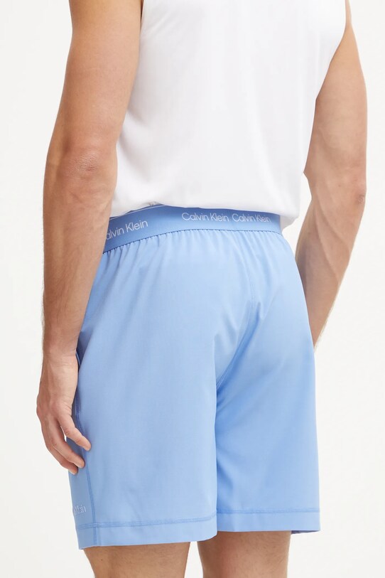Îmbrăcăminte Calvin Klein Performance pantaloni scurți de antrenament LVGMS5S835 albastru