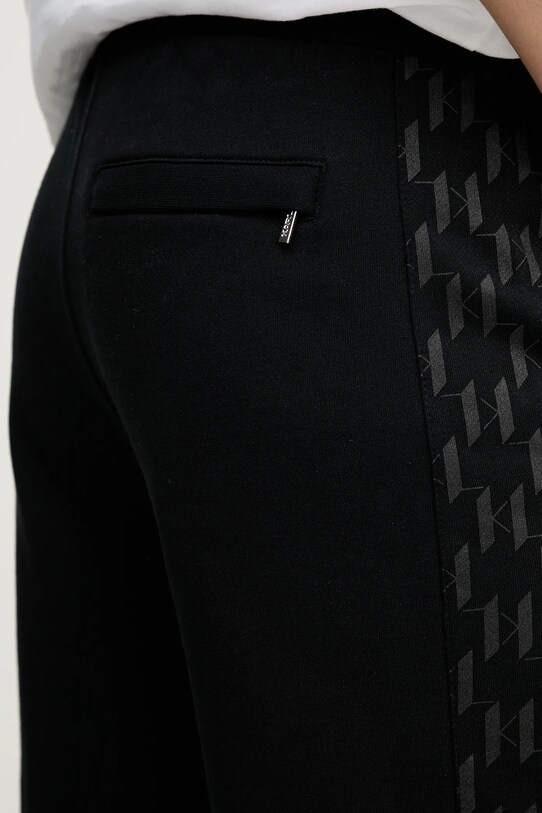 Βαμβακερό σορτσάκι Karl Lagerfeld μαύρο 552951.705071