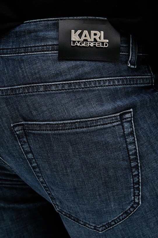 Karl Lagerfeld pantaloni scurți jeans bleumarin 552833.265820