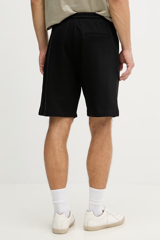 Odzież United Colors of Benetton szorty dresowe męskie bawełniane 342ZU900X czarny
