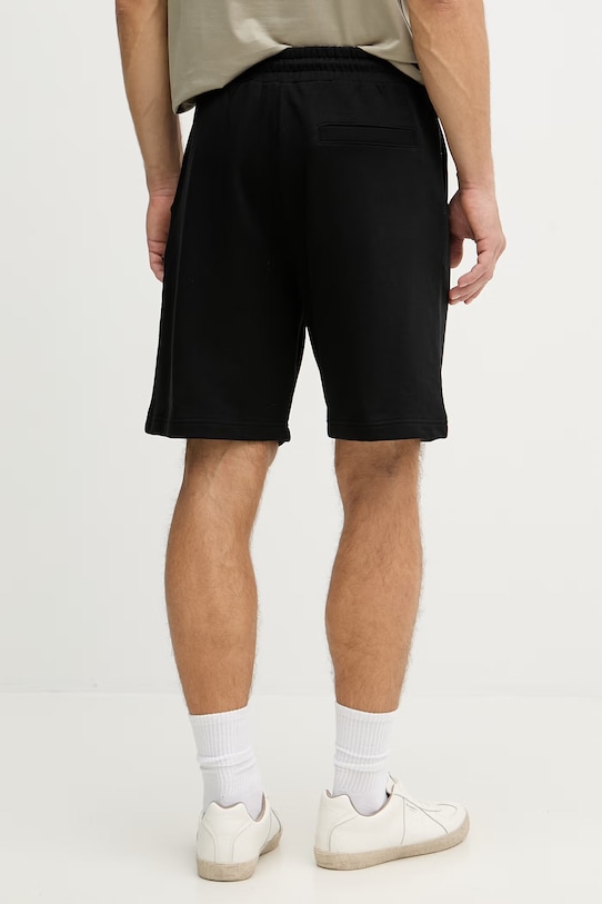 Odzież United Colors of Benetton szorty dresowe męskie bawełniane 342ZU900X czarny