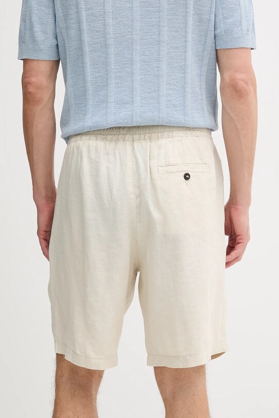 Îmbrăcăminte United Colors of Benetton pantaloni scurți din in 4AGHU900Z bej