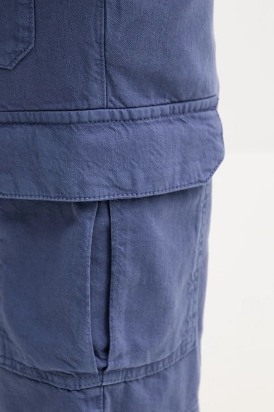 Λινό σορτς United Colors of Benetton μπλε 4V3EU900V