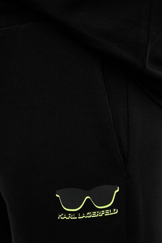 Karl Lagerfeld pantaloni scurti din bumbac negru 552917.705400