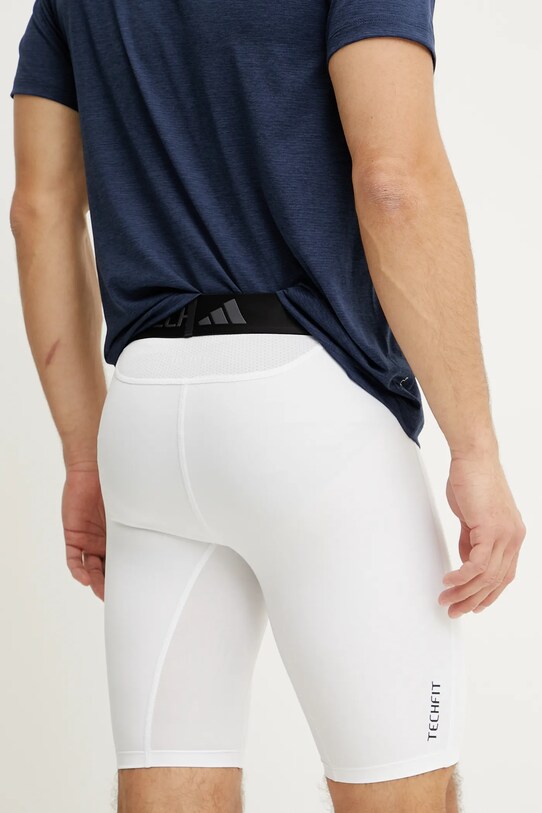 Îmbrăcăminte adidas Performance pantaloni scurți de antrenament Techfit IW5838 alb
