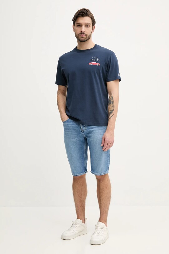 Pepe Jeans szorty jeansowe RELAXED SHORT CALLEN PM801079ND1 niebieski SS25
