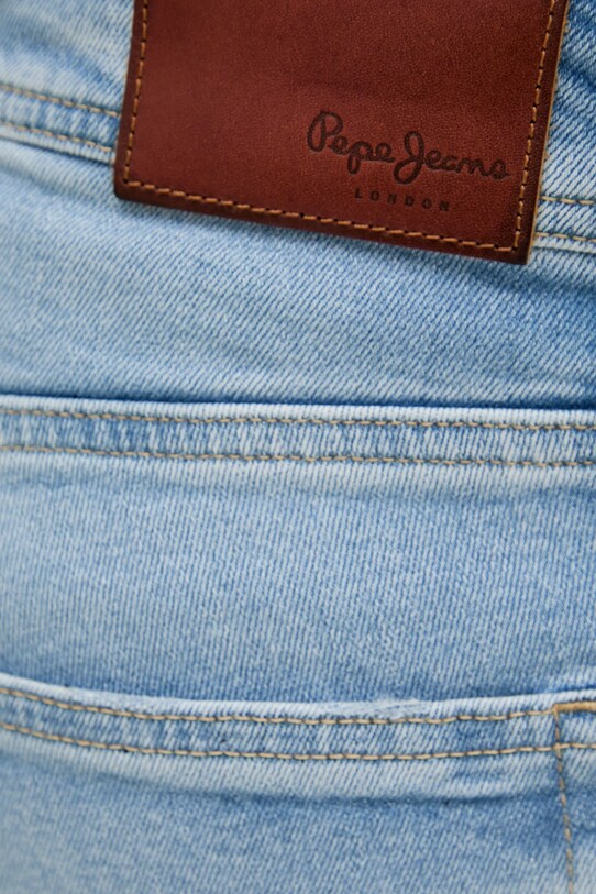 Džínové šortky Pepe Jeans STRAIGHT SHORT CASH modrá PM801081ID0