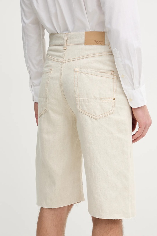 Îmbrăcăminte Pepe Jeans pantaloni scurți jeans BERMUDA SHORT ECRU PM801172 bej