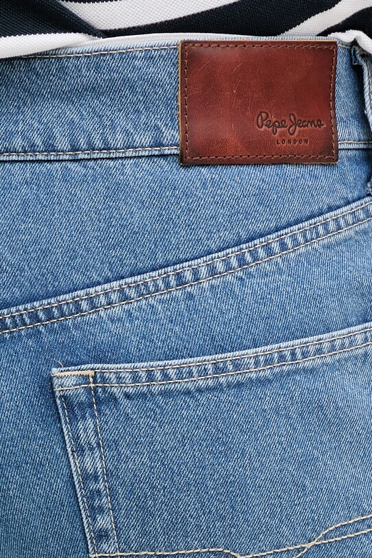 Pepe Jeans szorty jeansowe LOOSE SHORT niebieski PM801176ND3