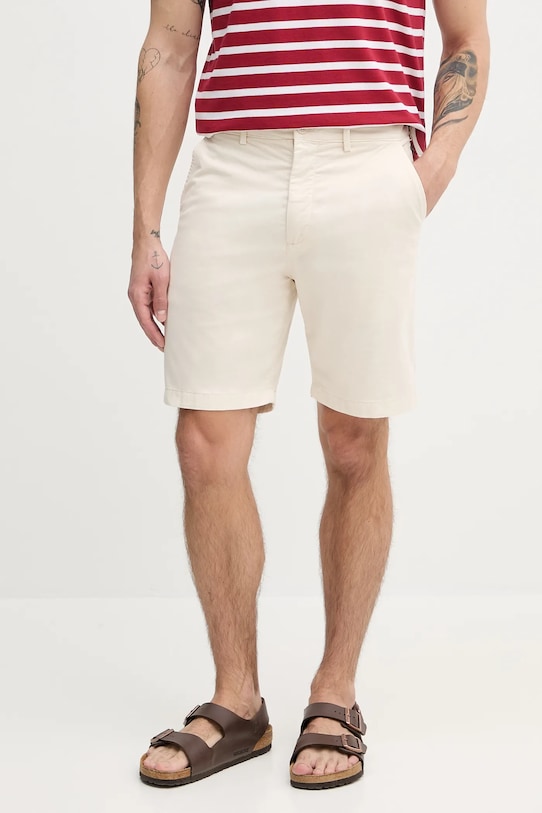 Pepe Jeans szorty REGULAR CHINO SHORT z elastanem beżowy PM801181