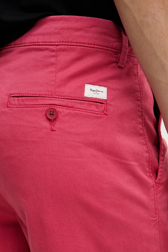 Pepe Jeans szorty REGULAR CHINO SHORT różowy PM801181