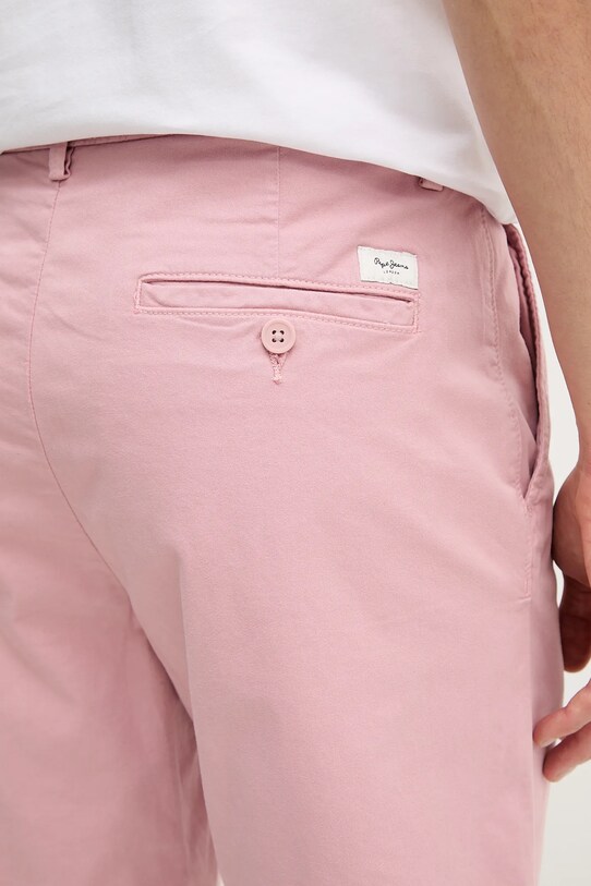 Pepe Jeans szorty REGULAR CHINO SHORT różowy PM801181