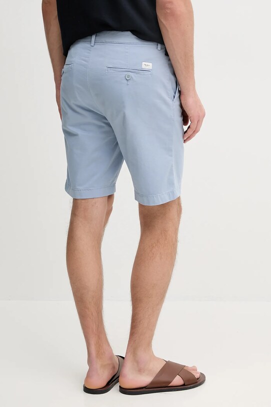 Odzież Pepe Jeans szorty REGULAR CHINO SHORT PM801181 niebieski