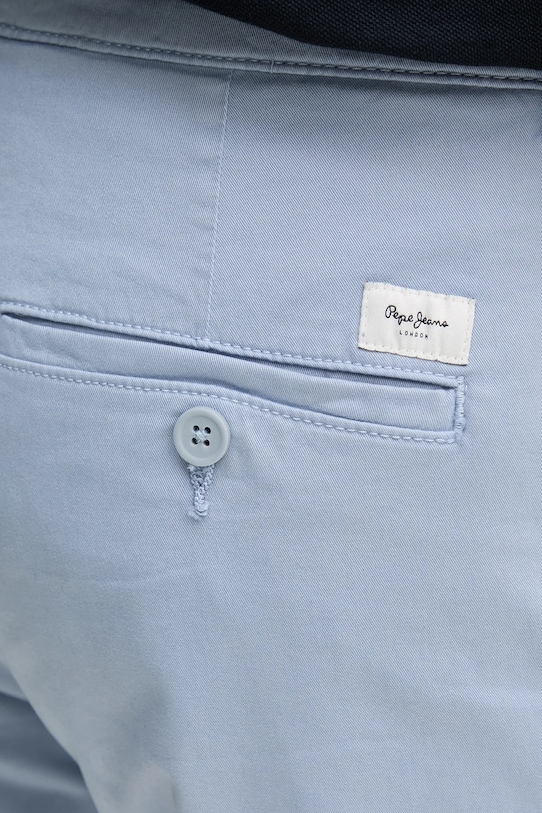Pepe Jeans pantaloni scurți REGULAR CHINO SHORT albastru PM801181