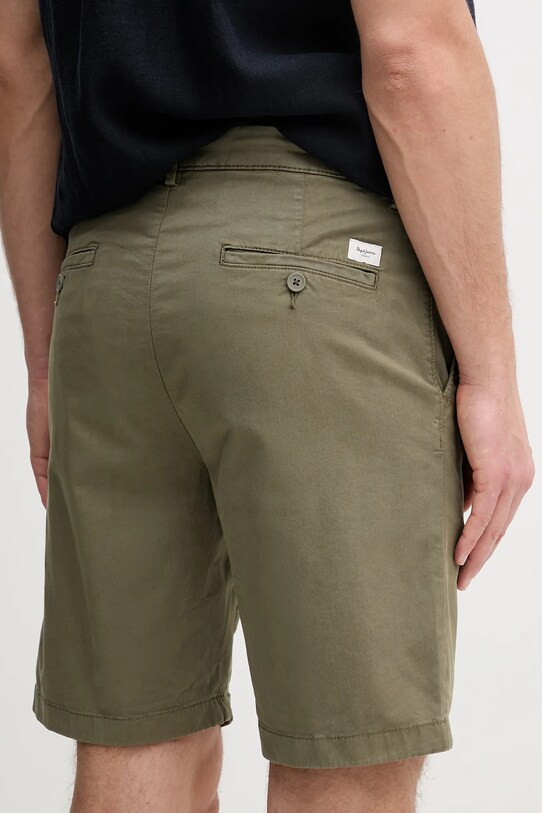 Oblečenie Šortky Pepe Jeans REGULAR CHINO SHORT PM801181 zelená
