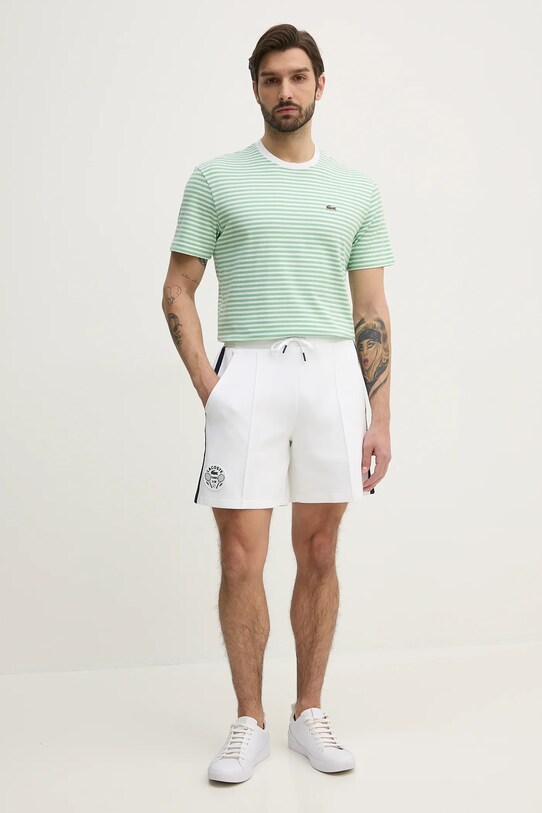 Lacoste szorty GH8956 biały SS25
