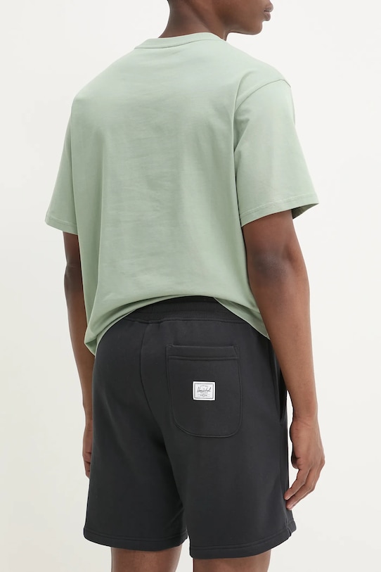 Oblačila Bombažne kratke hlače Herschel 50291.00001 črna