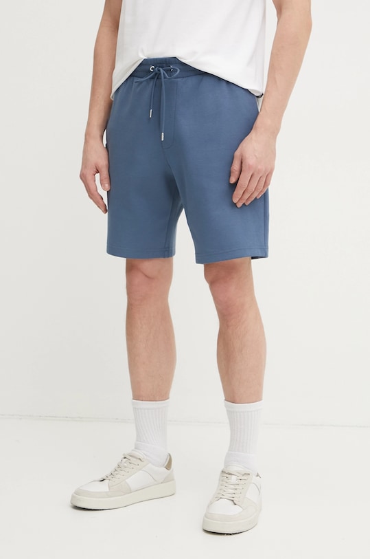 Michael Kors pantaloni scurti tricotaj albastru CR552G15MF