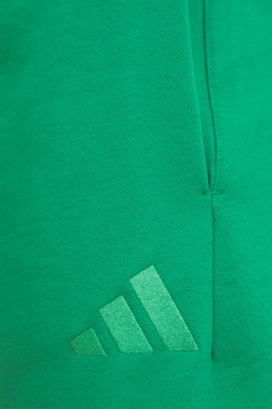 adidas pantaloni scurți din bumbac ALL SZN JI6417 verde