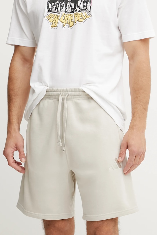 adidas szorty ALL SZN dzianina beżowy JW6698