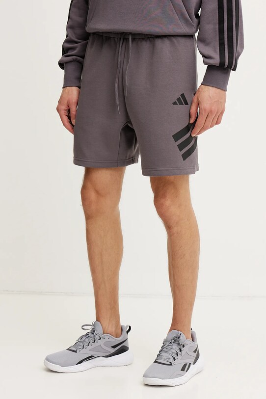 Šortky adidas Future Icons pletenina fialová JD4881