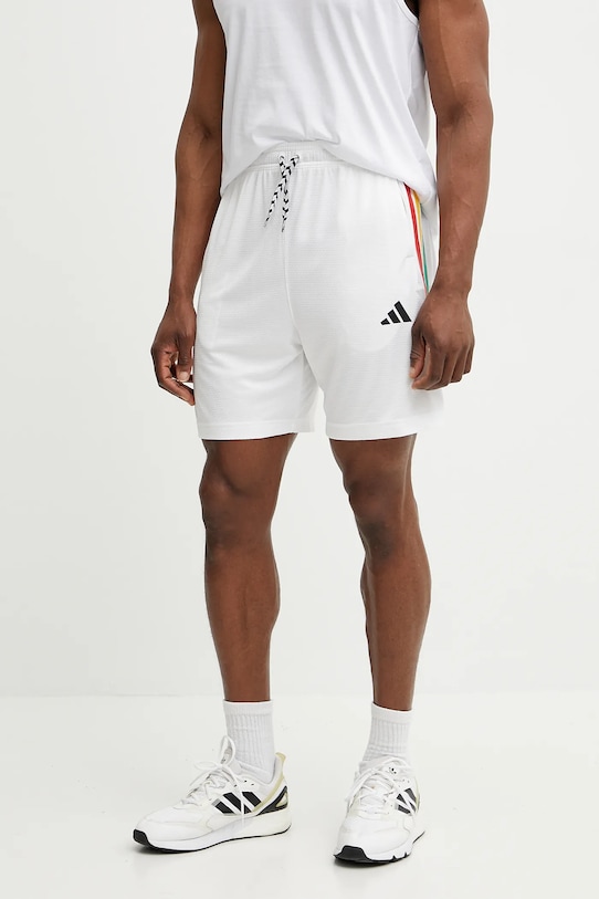adidas pantaloni scurți Tiro tricotaj alb JC8056