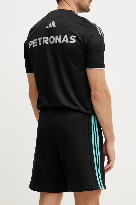 Oblečenie Bavlnené šortky adidas x Mercedes JV5429 čierna