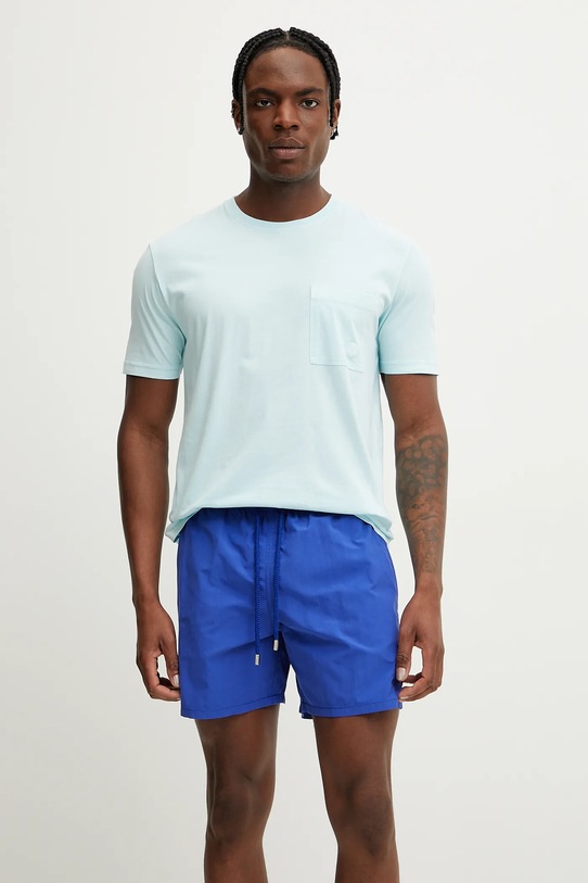 Plavkové šortky Vilebrequin MOOREA MOOCD133 tmavomodrá SS25