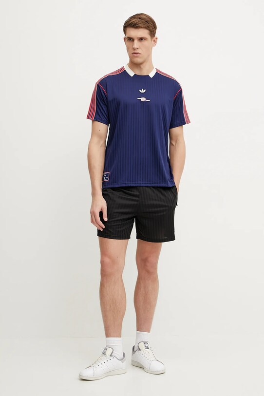 adidas Originals pantaloni scurti Manchester United ICON JF0356 negru SS25