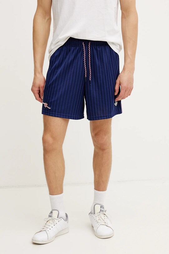 adidas Originals pantaloni scurți Arsenal FC tricotaj bleumarin JF0548