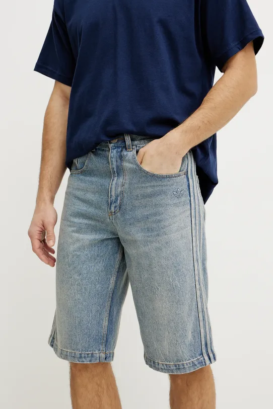 adidas Originals pantaloncini di jeans DENIM SHORTS piccola impronta blu JY6290