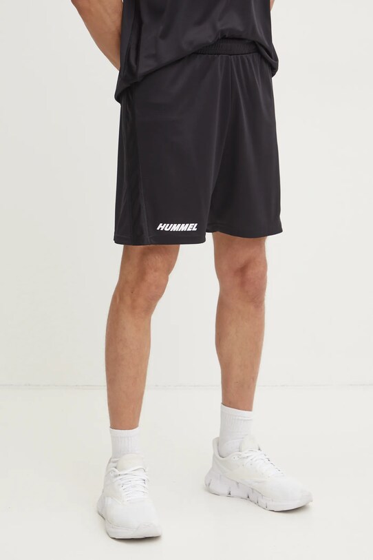 Hummel pantaloni scurți de antrenament Multi tricotaj negru 225906